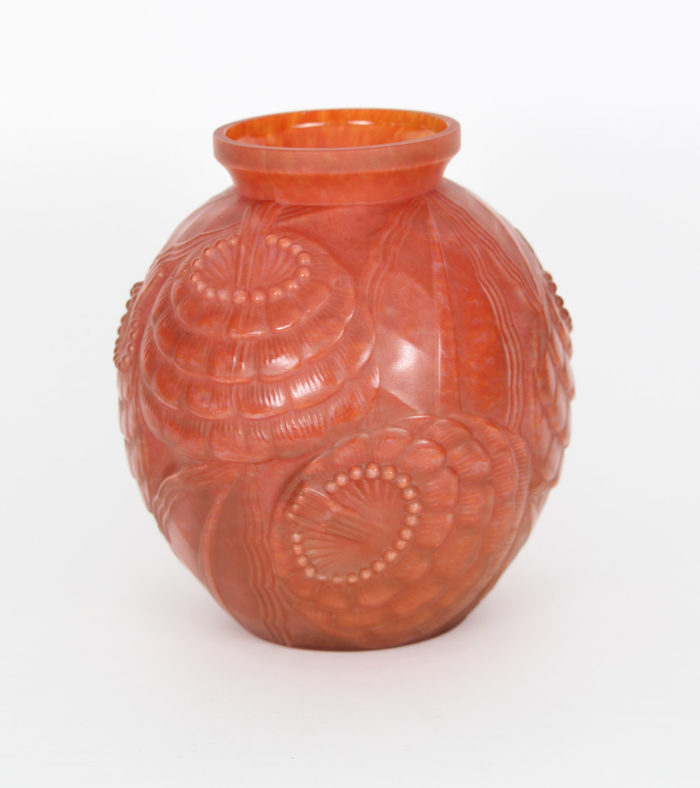 Vase en pate de verre Art Nouveau