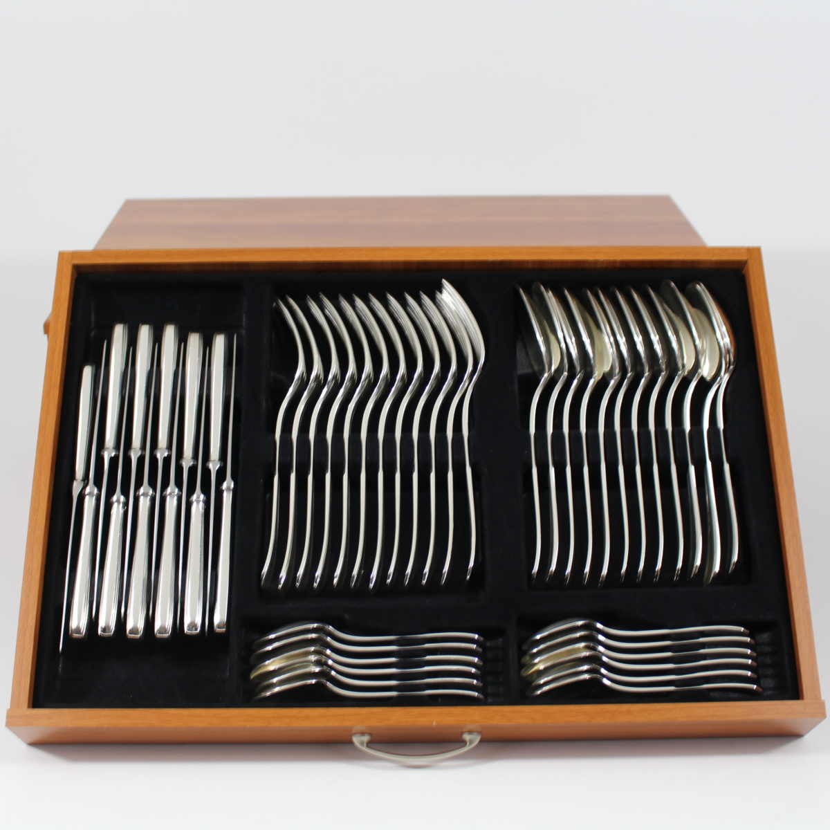 Ménagère Christofle 37 Pièces En Métal Argenté, Modèle Boréal Art Déco (1920-1949)