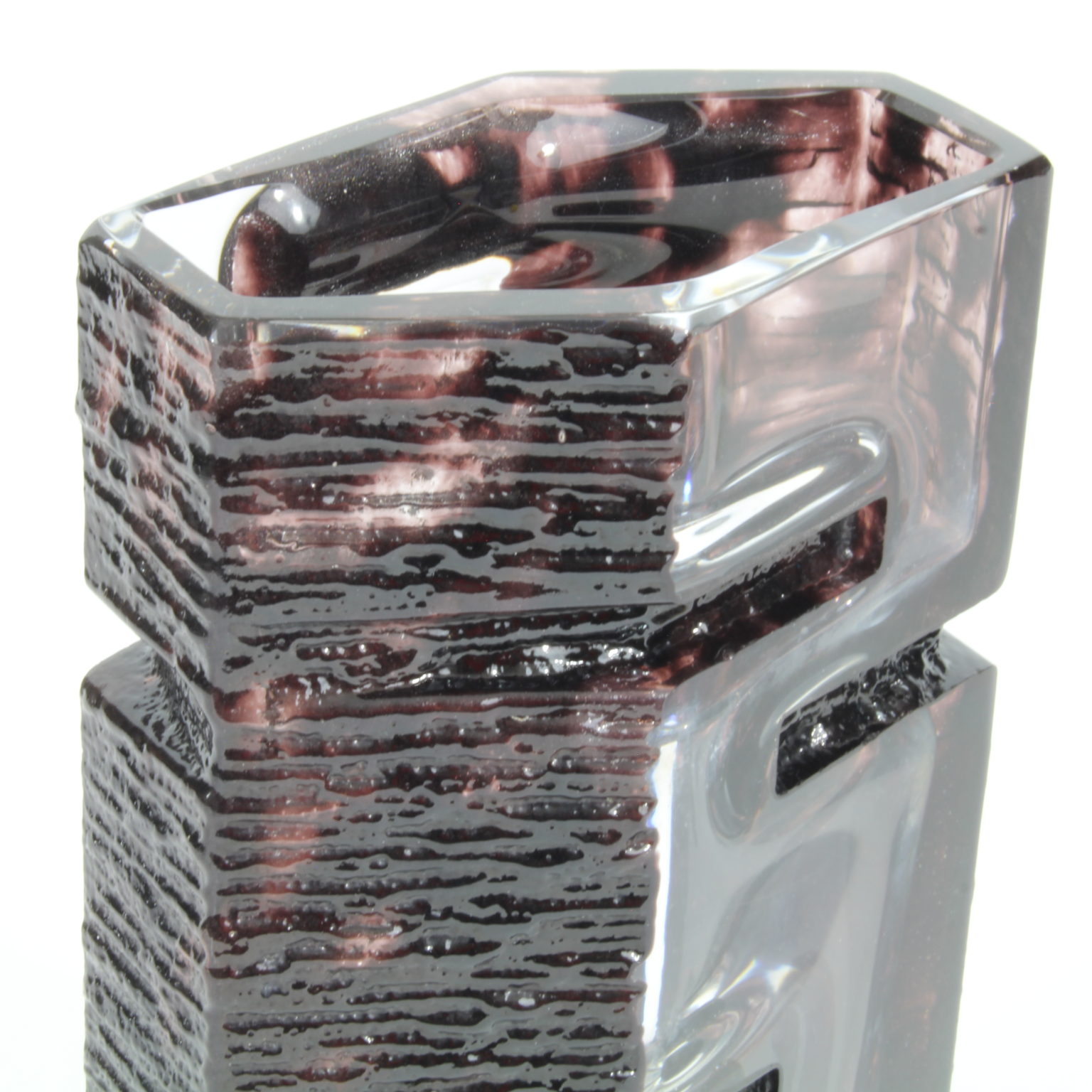 DAUM CÉSAR VASE " ARGOS " Art deco Nice